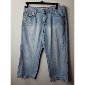 Tommy Hilfiger Women's Pants cropped Size 12 24 inseam cotton denim